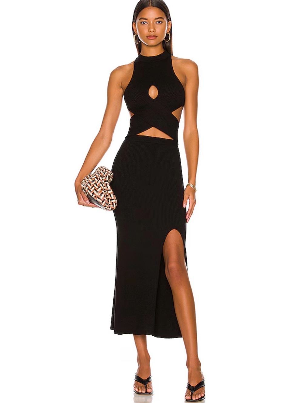 Macadamia Crossover Top and skirt in Black
Camila Coelho